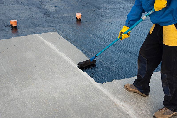 waterproofing of flat roof surfaces