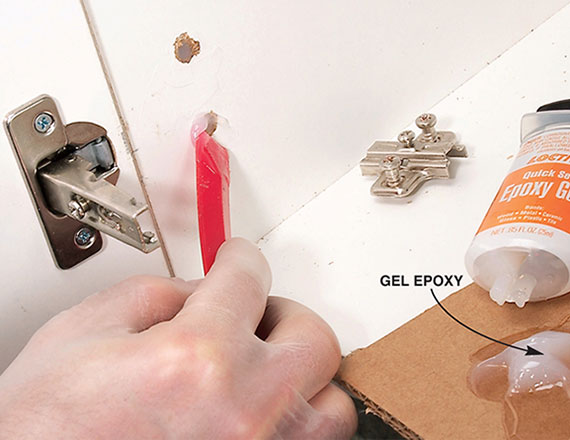 Ability to drill epoxy glue