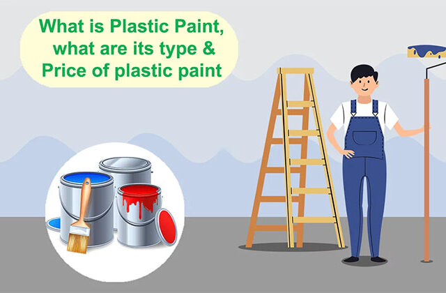 Plastic paint and semi-plastic paint