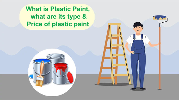 Plastic paint and semi-plastic paint